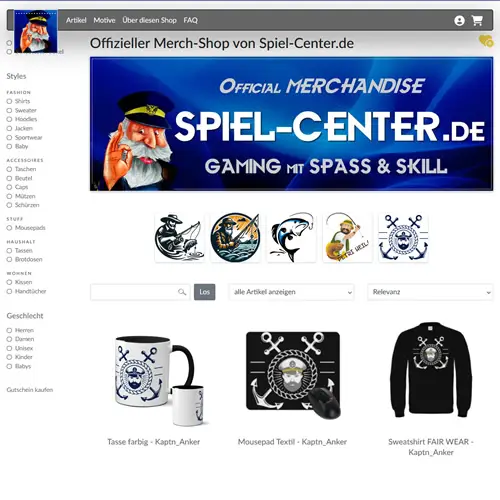 Fan-Shop von Spiel-Center.de