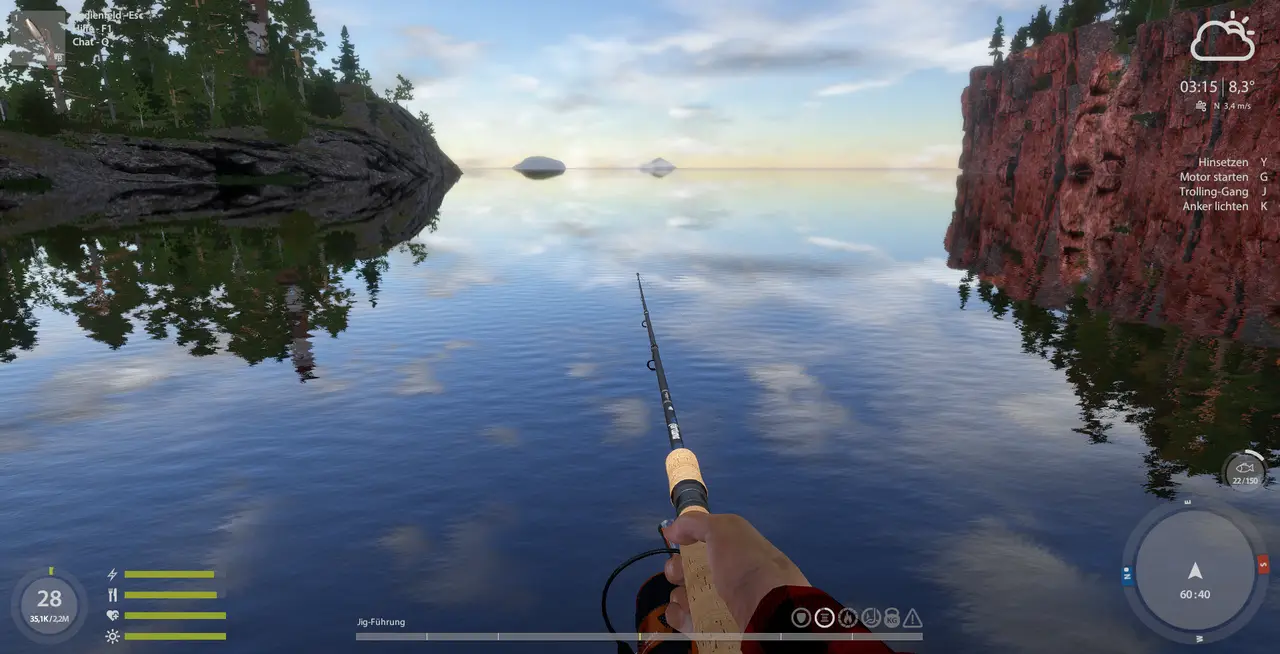 Ladoga - 60:40 - Jig - 80 % Auswurf, mit 28er Geschwindigkeit gejiggt - 455 Silber in 1h