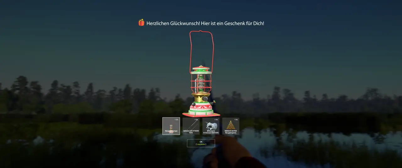 Und dann gabs natürlich auch gleich die Neujahrs-Geschenke... 😋